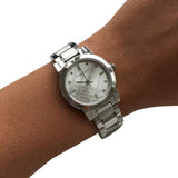 Buy Shop Burberry The City Silver Dial Silver Steel Strap Watch for Women - BU9213 USA Online