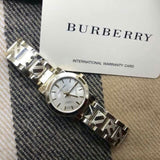 Buy Shop Burberry The City Silver Dial Silver Steel Strap Watch for Women - BU9233 USA Online
