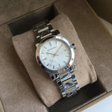 Buy Shop Burberry The City Silver Dial Silver Steel Strap Watch for Women - BU9233 USA Online