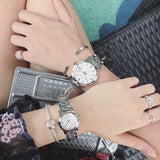 Buy Shop Burberry The City Silver Dial Silver Steel Strap Watch for Women - BU9233 USA Online