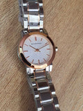 Buy Shop Burberry The City Silver Dial Two Tone Steel Strap Watch for Women - BU9205 USA Online