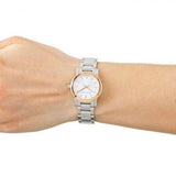 Buy Shop Burberry The City Silver Dial Two Tone Steel Strap Watch for Women - BU9205 USA Online