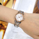 Buy Shop Burberry The City Silver Dial Two Tone Steel Strap Watch for Women - BU9205 USA Online