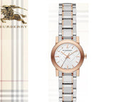 Buy Shop Burberry The City Silver Dial Two Tone Steel Strap Watch for Women - BU9205 USA Online