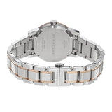 Buy Shop Burberry The City Silver Dial Two Tone Steel Strap Watch for Women - BU9205 USA Online