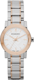 Buy Shop Burberry The City Silver Dial Two Tone Steel Strap Watch for Women - BU9205 USA Online