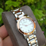 Buy Shop Burberry The City Silver Dial Two Tone Steel Strap Watch for Women - BU9214 USA Online