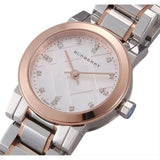 Buy Shop Burberry The City Silver Dial Two Tone Steel Strap Watch for Women - BU9214 USA Online