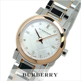 Buy Shop Burberry The City Silver Dial Two Tone Steel Strap Watch for Women - BU9214 USA Online