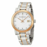 Buy Shop Burberry The City Silver Dial Two Tone Steel Strap Watch for Women - BU9214 USA Online
