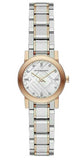Buy Shop Burberry The City Silver Dial Two Tone Steel Strap Watch for Women - BU9214 USA Online
