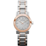 Buy Shop Burberry The City Silver Dial Two Tone Steel Strap Watch for Women - BU9214 USA Online