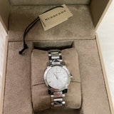 Buy Shop Burberry The City Silver Dial Two Tone Steel Strap Watch for Women - BU9217 USA Online