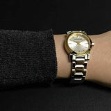 Buy Shop Burberry The City Silver Dial Two Tone Steel Strap Watch for Women - BU9217 USA Online