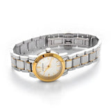 Buy Shop Burberry The City Silver Dial Two Tone Steel Strap Watch for Women - BU9217 USA Online