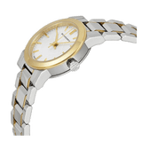 Buy Shop Burberry The City Silver Dial Two Tone Steel Strap Watch for Women - BU9217 USA Online