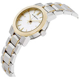 Buy Shop Burberry The City Silver Dial Two Tone Steel Strap Watch for Women - BU9217 USA Online