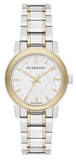 Buy Shop Burberry The City Silver Dial Two Tone Steel Strap Watch for Women - BU9217 USA Online