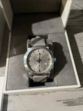 Buy Shop Burberry The City Smoke Dial Checked Brown Leather Strap Watch for Men - BU9358 USA Online