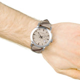 Buy Shop Burberry The City Smoked Brown Dial Brown Leather Strap Watch for Men - BU9361 USA Online