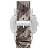 Buy Shop Burberry The City Smoked Brown Dial Brown Leather Strap Watch for Men - BU9361 USA Online