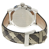 Buy Shop Burberry The City Smoked Brown Dial Brown Leather Strap Watch for Men - BU9361 USA Online