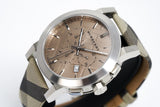 Buy Shop Burberry The City Smoked Brown Dial Brown Leather Strap Watch for Men - BU9361 USA Online