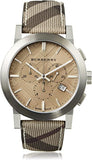 Buy Shop Burberry The City Smoked Brown Dial Brown Leather Strap Watch for Men - BU9361 USA Online