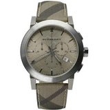 Buy Shop Burberry The City Smoked Brown Dial Brown Leather Strap Watch for Men - BU9361 USA Online