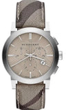 Buy Shop Burberry The City Smoked Brown Dial Brown Leather Strap Watch for Men - BU9361 USA Online