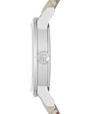 Buy Shop Burberry The City White Dial Beige Leather Strap Watch for Women - BU9132 USA Online