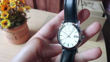 Buy Shop Burberry The City White Dial Black Leather Strap Watch for Men - BU9008 USA Online