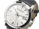 Buy Shop Burberry The City White Dial Black Leather Strap Watch for Men - BU9008 USA Online