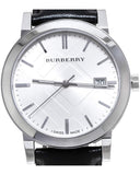 Buy Shop Burberry The City White Dial Black Leather Strap Watch for Men - BU9008 USA Online
