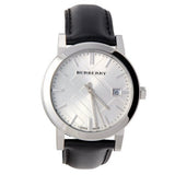 Buy Shop Burberry The City White Dial Black Leather Strap Watch for Men - BU9008 USA Online