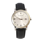 Buy Shop Burberry The City White Dial Black Leather Strap Watch for Men - BU9008 USA Online
