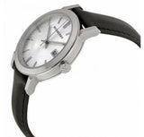 Buy Shop Burberry The City White Dial Black Leather Strap Watch for Women - BU9206 USA Online