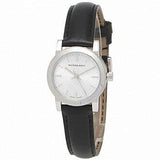 Buy Shop Burberry The City White Dial Black Leather Strap Watch for Women - BU9206 USA Online