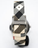 Buy Shop Burberry The City White Dial Brown Leather Strap Watch for Women - BU9113 USA Online
