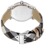 Buy Shop Burberry The City White Dial Brown Leather Strap Watch for Women - BU9113 USA Online