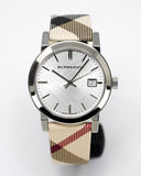 Buy Shop Burberry The City White Dial Brown Leather Strap Watch for Women - BU9113 USA Online