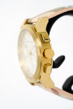Buy Shop Burberry The City White Dial Haymarket Beige Leather Strap Watch for Women - BU9752 USA Online