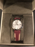 Buy Shop Burberry The City White Dial Haymarket Pink Leather Strap Watch for Women - BU9149 USA Online