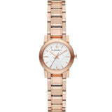 Buy Shop Burberry The City White Dial Rose Gold Steel Strap Watch for Women - BU9104 USA Online