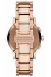 Buy Shop Burberry The City White Dial Rose Gold Steel Strap Watch for Women - BU9204 USA Online