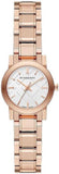 Buy Shop Burberry The City White Dial Rose Gold Steel Strap Watch for Women - BU9204 USA Online