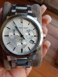 Buy Shop Burberry The City White Dial Silver Steel Strap Watch for Men - BU9750 USA Online