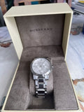 Buy Shop Burberry The City White Dial Silver Steel Strap Watch for Men - BU9750 USA Online