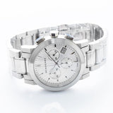 Buy Shop Burberry The City White Dial Silver Steel Strap Watch for Men - BU9750 USA Online