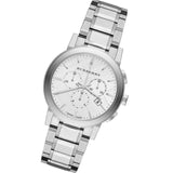 Buy Shop Burberry The City White Dial Silver Steel Strap Watch for Men - BU9750 USA Online